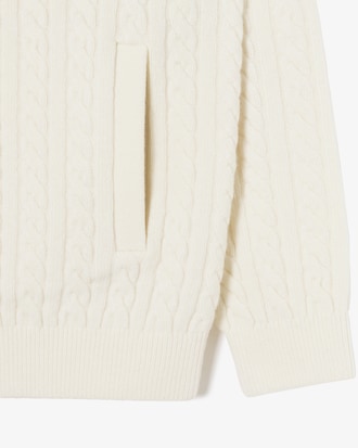 케이블 집업 가디건