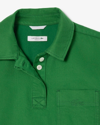 컬러데님 폴로형 셔츠