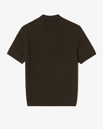 케이블 반팔 폴로