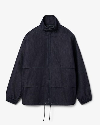 유니섹스 인디고 데님 트랙탑