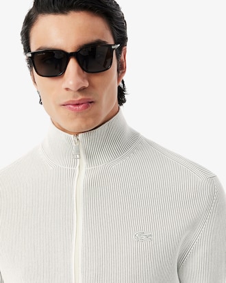 크레이프 풀집업 가디건