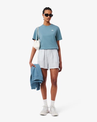 릴랙스핏 클레이 크록 반팔 티셔츠