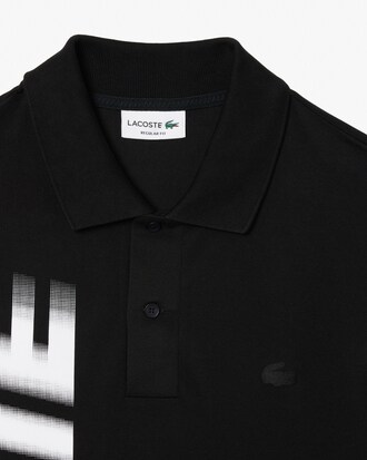 라코스테 세로 레터링 폴로