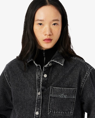 릴렉스핏 데님 셔츠 자켓