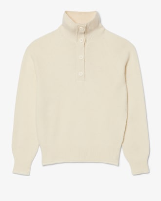 카디드울 하프버튼 스웨터