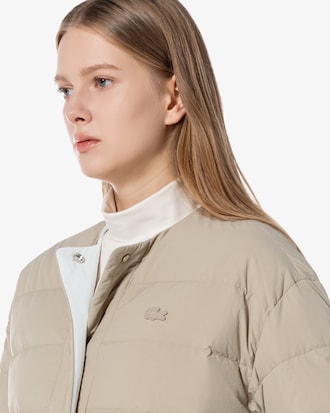 라운드넥 경량 다운