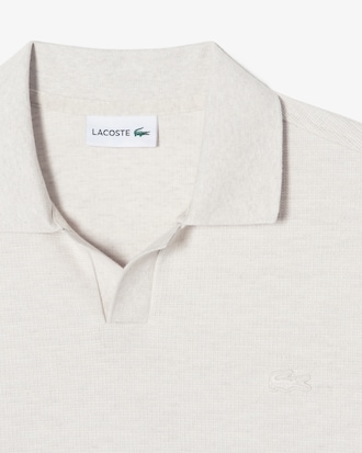 오픈 카라 텍스쳐 폴로