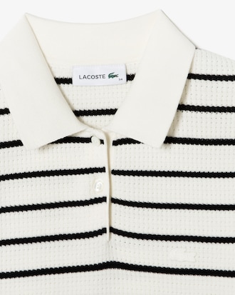 스트라이프 스웨터 폴로 셔츠