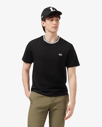 넥 팁핑 반팔 티셔츠