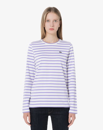 스트라이프 긴팔 티셔츠