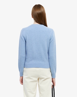 알파카 크루넥 가디건