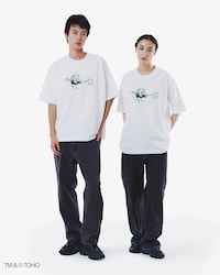라코스테 X 고질라 티셔츠