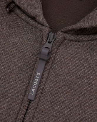 시그니처 테크니컬 피케 후드 집업