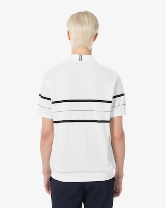 CHEST 스트라이프 오픈카라 폴로