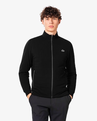 골프 팁핑 하이브리드 풀집업 스웨터