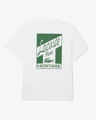 백 프린팅 클래식핏 반팔 티셔츠