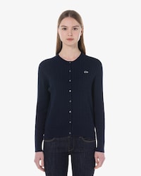 케이블 긴팔 가디건