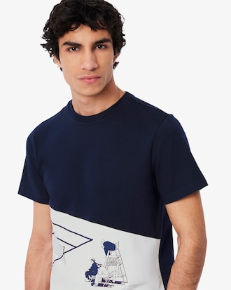 테니스 시즌 그래픽 반팔 티셔츠