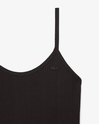 슬리브리스 롱 립 드레스