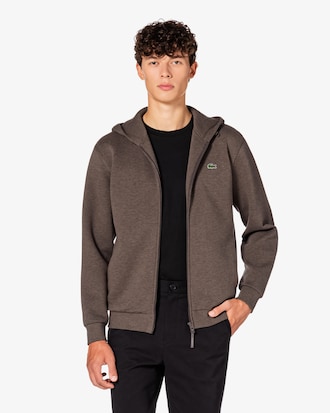 시그니처 테크니컬 피케 후드 집업