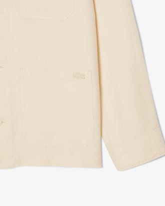 린넨 블렌드 멀티 포켓 셔켓