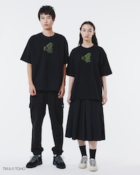 라코스테 X 고질라 모스라 티셔츠