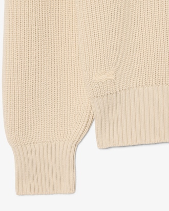 L로고 긴팔 스웨터 폴로