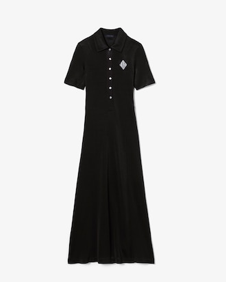 슬림핏 폴로 롱 드레스