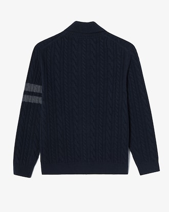 케이블 집업 가디건