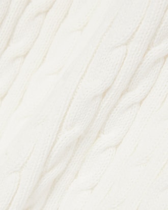 티핑 케이블 스웨터 폴로 셔츠