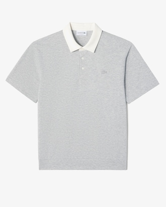 오버핏 밀라노 배색 카라 폴로 셔츠