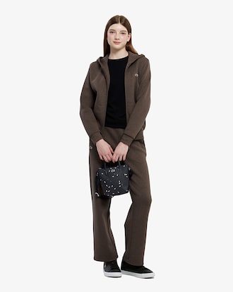 시그니처 테크니컬 피케 후드 집업