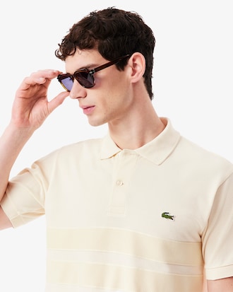 체스트 스트라이프 폴로 셔츠