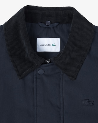 코듀로이 카라 다운