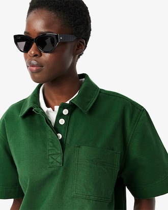 컬러데님 폴로형 셔츠