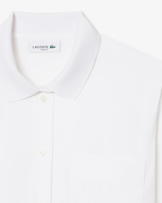 슬림핏 스트래치 포플린 셔츠