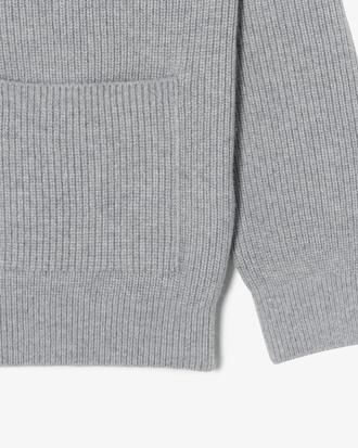 크루넥 방모 가디건