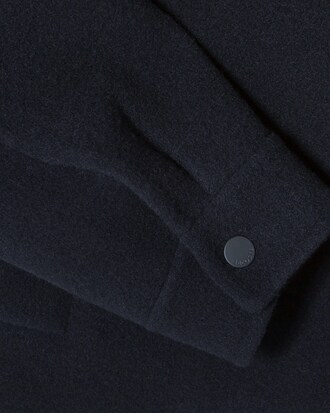 하이넥 울 자켓