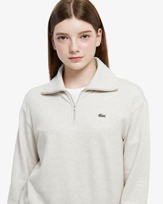 하프집업 스웻셔츠