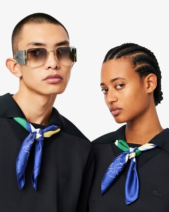 실크 패턴 스카프