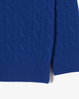 케이블 크루넥 풀오버