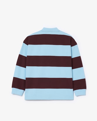 볼드 스트라이프 긴팔 폴로