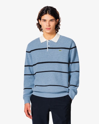 립조직 럭비 스웨터 폴로셔츠