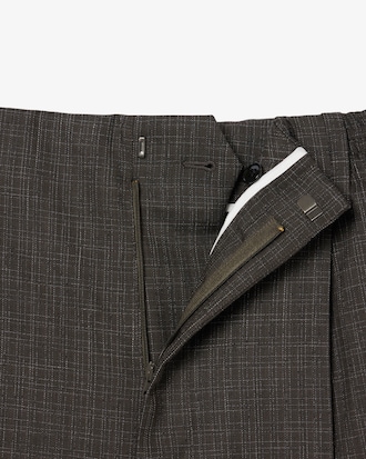 여성 울 블렌드 와이드 테일러드 팬츠