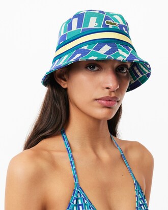 패턴 프린트 버킷햇