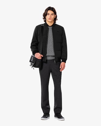 울 저지 하이브리드 자켓