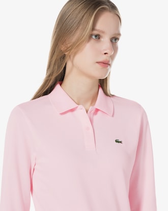 레귤러핏 긴팔 폴로셔츠