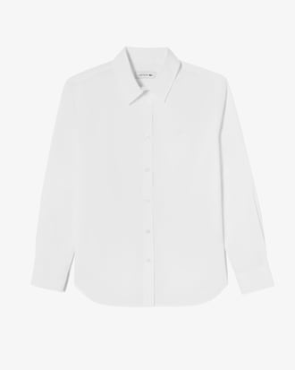 포플린 솔리드 셔츠