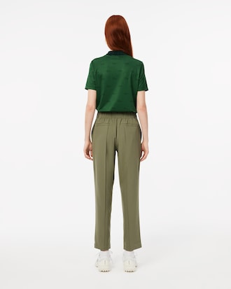 골프 잔패턴 테이퍼드핏 팬츠