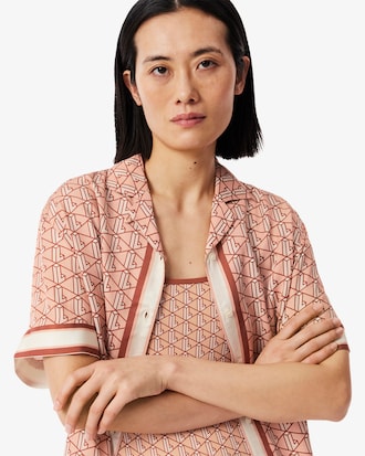 모노그램 반팔 셔츠